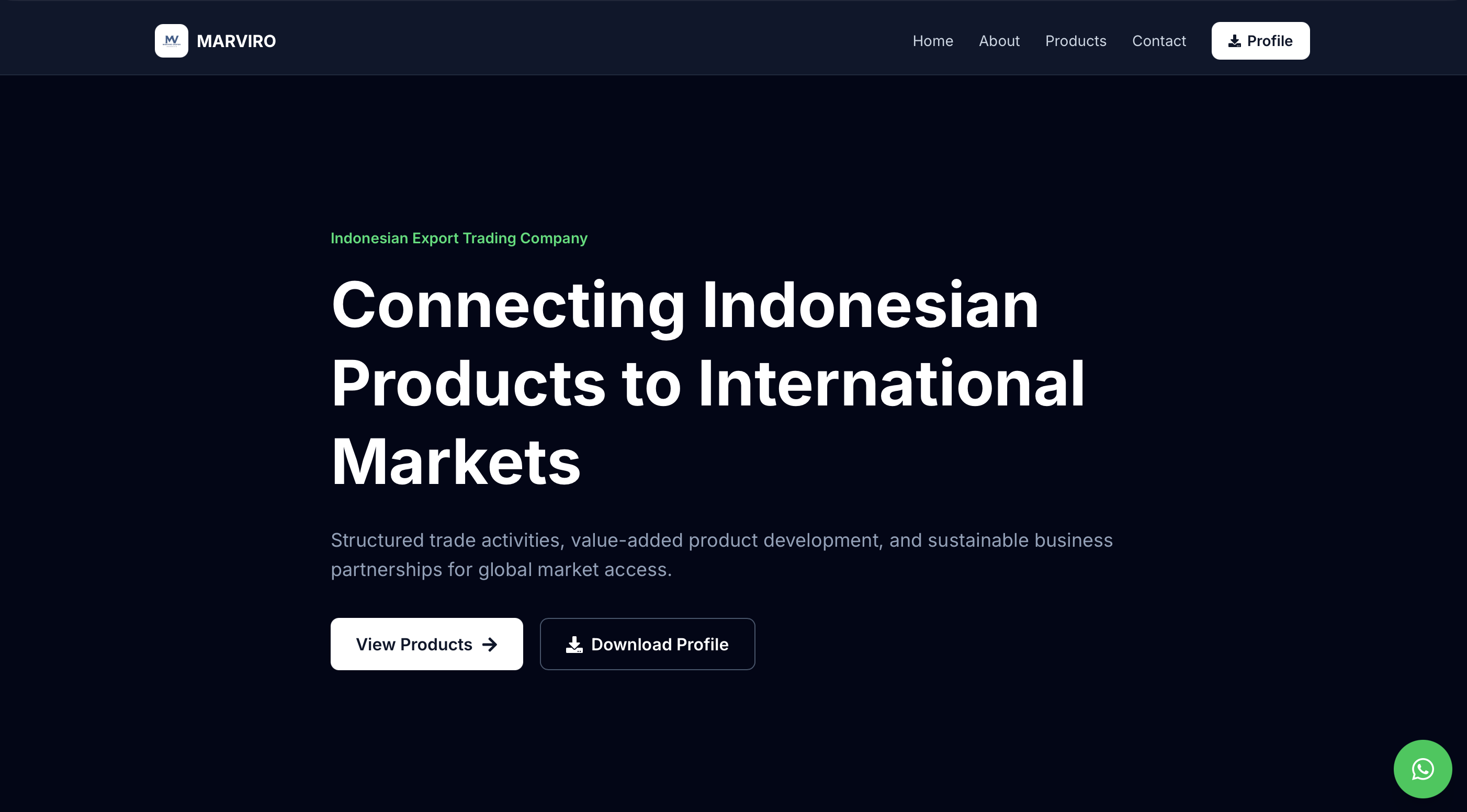 Company Profile Website